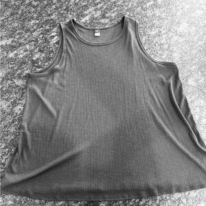 Old Navy Luxe Gray Sleeveless Women's Top